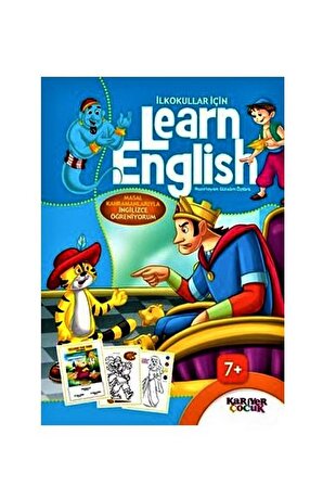  İlkokullar İçin Learn English Mavi - Kariyer Yayınları