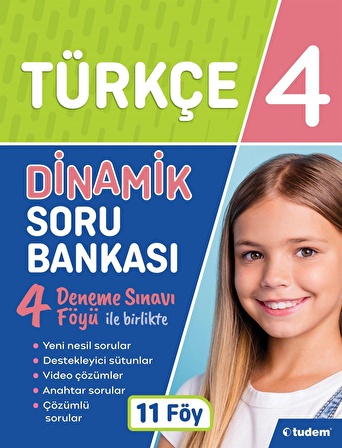 Tudem 4. Sınıf Türkçe Dinamik Soru Bankası