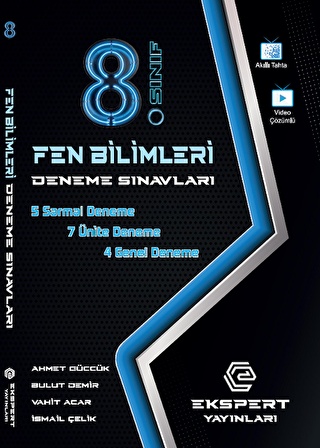 8.Sınıf Fen Bilimleri Deneme Sınavları Ekspert Yayınları