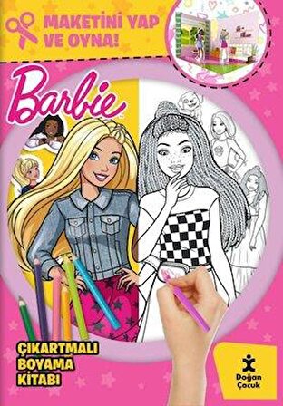 Barbie Çıkartmalı Boyama Kitabı - Maketini Yap ve Oyna!