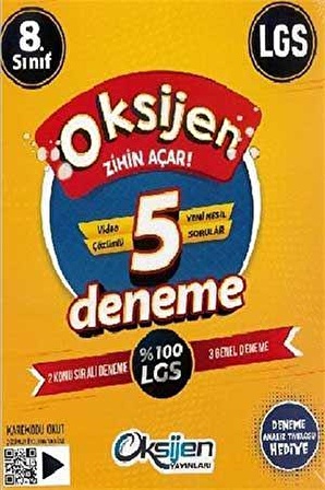 Oksijen 8. Sınıf LGS 5 Deneme Oksijen Yayınları