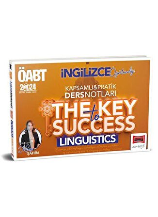 Yargı Yayınları 2024 ÖABT İngilizce Öğretmenliği The Key To Success Linguistics Kapsamlı Pratik Ders Notları
