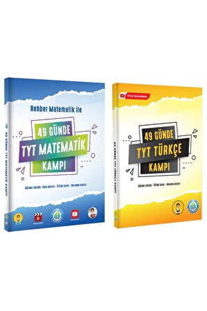 Rehber Matematik 49 Günde Tyt Rehber Matematik Kampı & 49 Günde Tyt Türkçe Kampı 2'li Set
