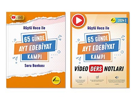 Rüştü Hoca İle 65 Günde AYT Edebiyat Video Kamp Ders Notları ve Soru Bankası - Rüştü Hoca