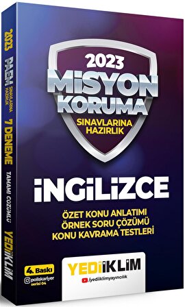 Yediiklim Yayınları 2023 Misyon Koruma Sınavlarına Hazırlık İngilizce Konu Anlatımı 