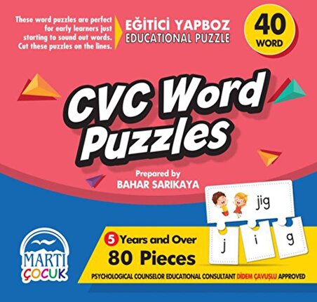 Martı Çocuk Yayınları Eğitici 5+ Yaş Büyük Boy Puzzle 80 Parça