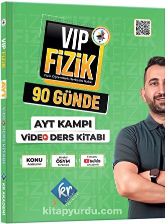 Kr Akademi Yayınları Ayt Fizik Vip 90 Günde Kampı Video Ders Kitabı