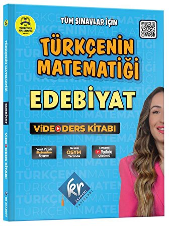 KR YKS TYT AYT KPSS Edebiyat Türkçenin Matematiği Video Ders Kitabı - Gamze Özdin KR Akademi