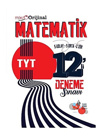 Orijinal Mikro TYT Matematik 12 li Deneme Sınavı