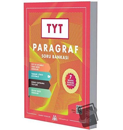 TYT Paragraf Soru Bankası / Marsis Yayınları / Kolektif