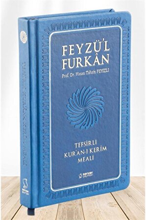 Feyzü'l Furkan Tefsirli Kur'an-ı Kerim Meali (orta Boy-metinsiz) Lacivert & Sadece Meal
