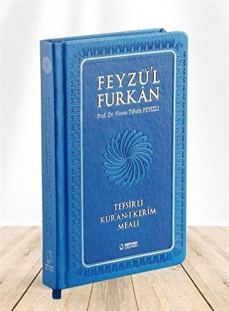 Feyzü'l Furkan Tefsirli Kur'an-ı Kerim Meali (Sempatik Cep Boy - Ciltli) - Lacivert / Prof. Dr. Hasan Tahsin Feyizli