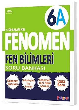 Fenomen Okul 6. Sınıf Fen Bilimleri A Soru Bankası Yeni Nesile Kolay Geçiş 2023