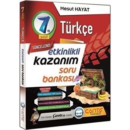 Çanta Yayınları 7.Sınıf Türkçe Kazanım Soru Bankası
