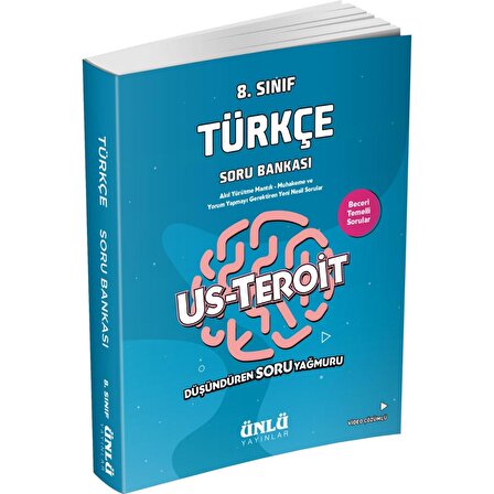 Ünlü Yayınları 8. Sınıf Us Teroit Türkçe Soru Bankası