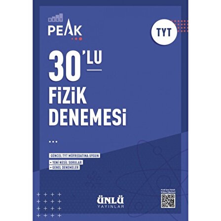 Ünlü Yayınları 2021 TYT Best Peak Fizik 30'lu Deneme