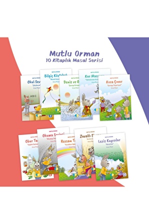 Mutlu Orman Masal Serisi 10 Kitap 1. Sınıf