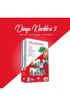 Çocuk Dünya Klasikleri 3 (8-12 YAŞ) - 10 Kitap
