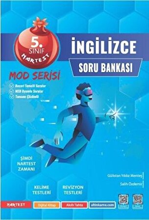 Nartest 5.Sınıf Mod İngilizce  Soru Bankası - Nartest 5 Mod