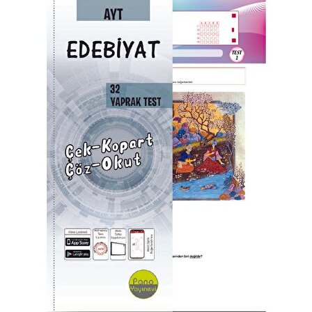 Pano Yayınları Ayt Edebiyat Yaprak Test