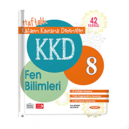 Kurmay Yayınları 8. Sınıf KKD Fen Bilimleri  (42 Fasikül)