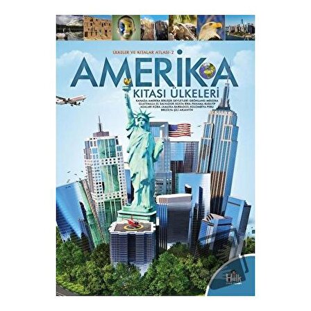Amerika Kıtası Ülkeleri   Ülkeler ve Kıtalar Atlası 2 / Halk Kitabevi / Kolektif