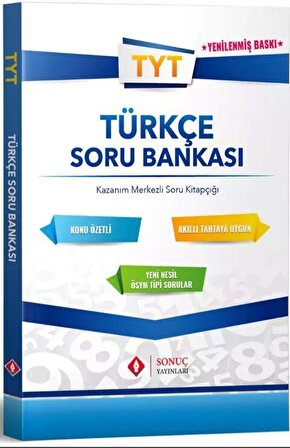 TYT Türkçe Kazanım Merkezli Soru Bankası Sonuç Yayınları