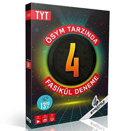 TYT 4 Fasikül Deneme Video Çözümlü Strateji Yayınları