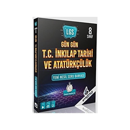 Strateji 8.Sınıf Gün Gün T.C. İnkılap Tarihi ve Atatürkçülük Soru Bankası