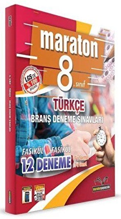 8. Sınıf LGS Türkçe Branş Deneme Maraton Yayınları