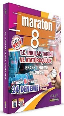 8. Sınıf LGS İnkılap Tarihi ve Atatürkçülük Branş Deneme Maraton Yayınları