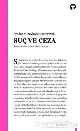 Suç ve Ceza - Fyodor Mihayloviç Dostoyevski - Turkuvaz Kitap