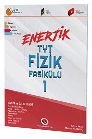 TYT Enerjik Fizik Fasikülü - 1 Karaağaç Yayınları
