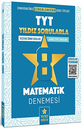 Yıldız Sorular Yayınları Tyt Matematik Video Çözümlü 8 Deneme