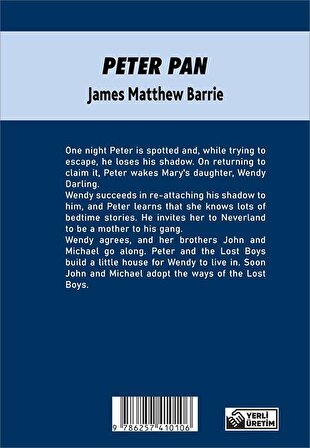 Peter Pan - James Matthew Barrie (Stage-1) Biom Yayınları
