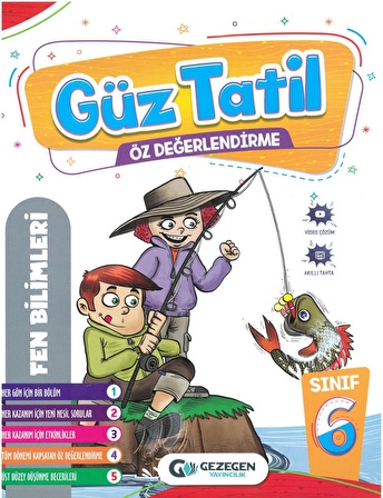 GEZEGEN 6.SINIF FEN BİLİMLERİ GÜZ TATİL KİTABI