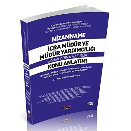 Nizamname İcra Müdür ve Müdür Yardımcılığı Konu Anlatımı Savaş Yayınları 2022