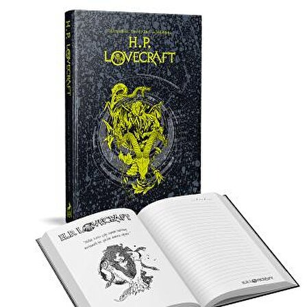 H.P. Lovecraft Süresiz Ajanda (Ciltli) - Zamansız Yazarlar Serisi