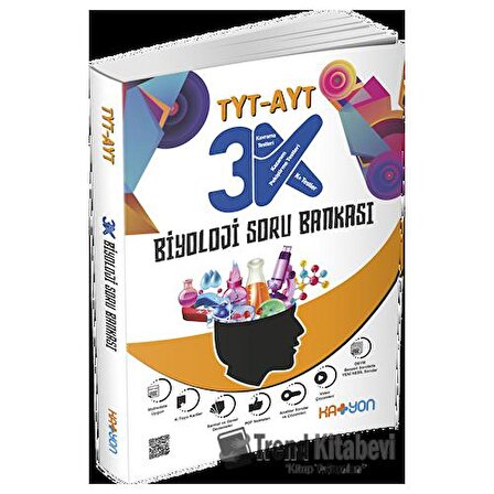 Katyon Yayınları TYT   AYT 3K Biyoloji Soru Bankası / Katyon Yayınları / Kolektif