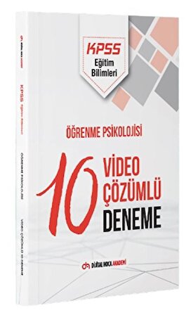 2023 KPSS Eğitim Bilimleri Öğrenme Psikolojisi Video Çözümlü 10 Deneme Akademi