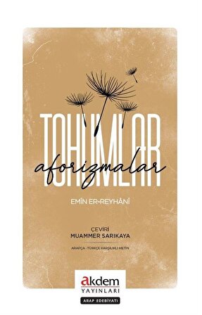 Tohumlar Aforizmalar / Emin Er-Reyhani