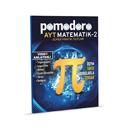 AYT Matematik 2 Konu Soru Süper Pratik Notlar Pomodoro Yayınları