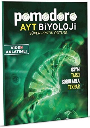 AYT Biyoloji Konu Özetli Soru Fasiküllü Süper Pratik Notlar Pomodoro Yayınları