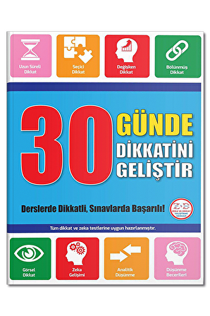 30 Günde Dikkatini Geliştir 6-12 Yaş Yükselen Zeka