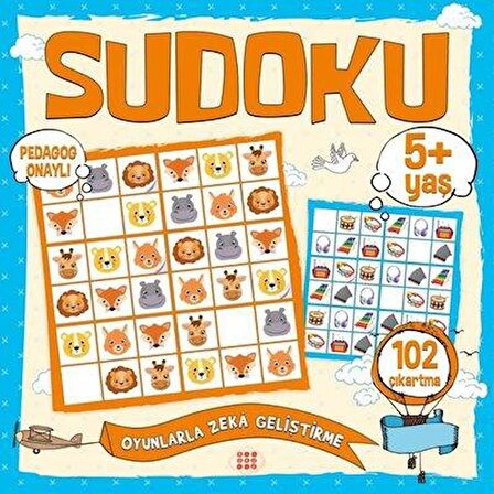 Çocuklar İçin Sudoku Çıkartmalı (5+ Yaş) - Kolektif - Dokuz Yayınları