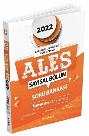  Tercih Akademi Yayınları 2022 ALES Sayısal Soru Bankası Çözümlü
