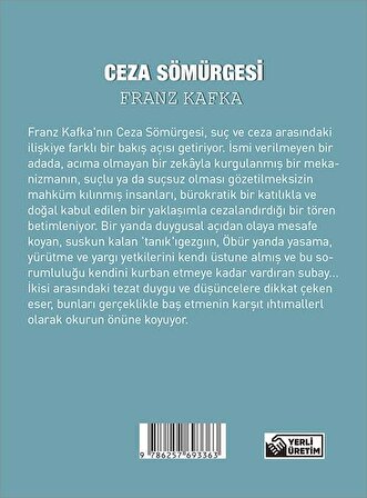 Ceza Sömürgesi - Franz Kafka - Cep Boy Aperatif Tadımlık Kitaplar