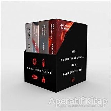 Kara Dörtleme Kutu Set (4 Kitap Takım)