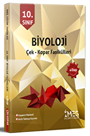 10.Sınıf Biyoloji Çek Kopar Fasikülleri İMES Eğitim Yayınları