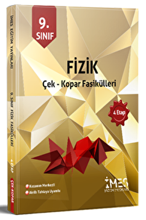 9.Sınıf Fizik Çek Kopar Fasikülleri İMES Eğitim Yayınları